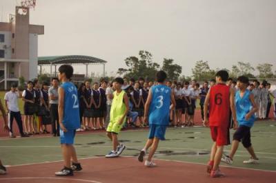 凯阳民航物流职业学校篮球赛