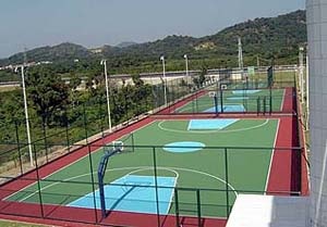 重庆三峡职业学院篮球场